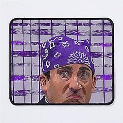 Prison Mike Featuring Steve Carell Painting Mouse Pad