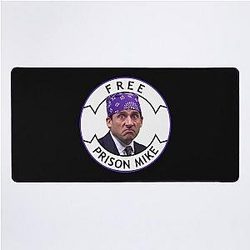 Free Prison Mike Michael Scott Desk Mat