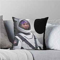 Prison Mike in SpaceX Spacesuit Throw Pillow