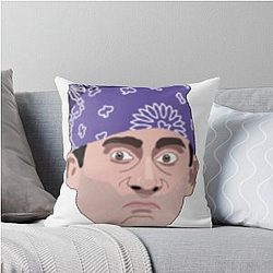 Prison Mike Mini Head Throw Pillow