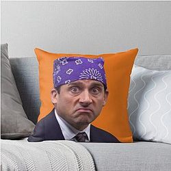 Prison Mike The Office Throw Pillow