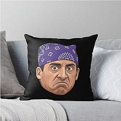 Michael Scott as Prison Mike Throw Pillow