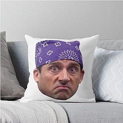 Prison Mike The Office Throw Pillow