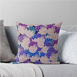 Prison Mike Collage Throw Pillow