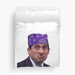 Michael Scott: Prison Mike Duvet Cover