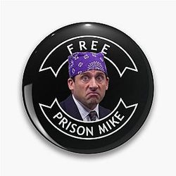 Free Prison Mike Pin