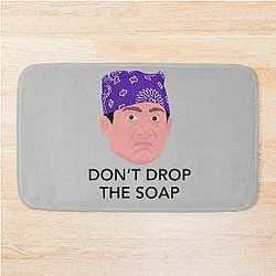Prison Mike Don't drop the soap Bath Mat