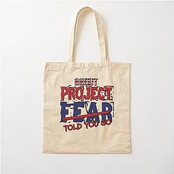 Project Fear Merch Cotton Tote Bag