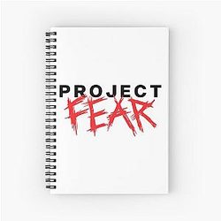 Project Fear Spiral Notebook
