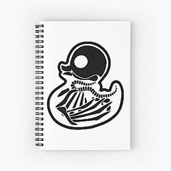 Project Fear Duck Spiral Notebook