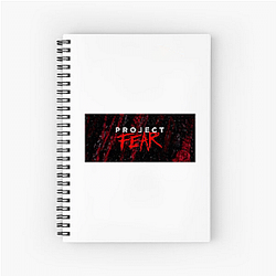Project Fear Merchandise For Fans Project Fear Notebook