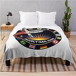 Space Mission Patch - Project Hail Mary Throw Blanket