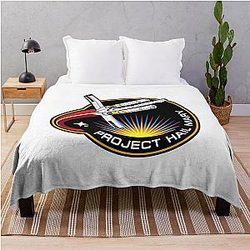 Project Hail Mary Mission Patch from Movie Throw Blanket