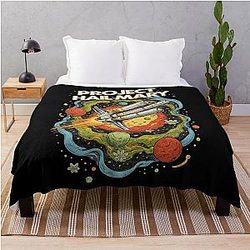 Project Hail Mary Rocky Amaze Amaze Amaze, Amaze Jazz Hands, Andy Weir, Ryland Gray - Project Hail Mary Throw Blanket