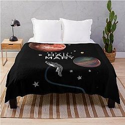 Project Hail Mary Sci-Fi Fan Art Throw Blanket
