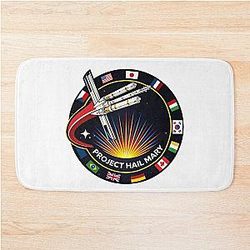 Space Mission Patch - Project Hail Mary Bath Mat