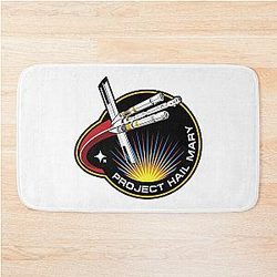 Project Hail Mary Mission Patch from Movie Bath Mat