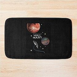Project Hail Mary Sci-Fi Fan Art Bath Mat