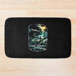 Project Hail Mary Sci-Fi Fan Art Bath Mat