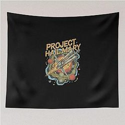 Rocky Alien Quotes Shirt Hail Mary Funny Sci-Fi Meme Tapestry