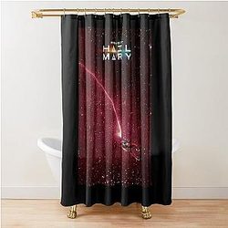 Project Hail Mary Sci-Fi Fan Art Shower Curtain