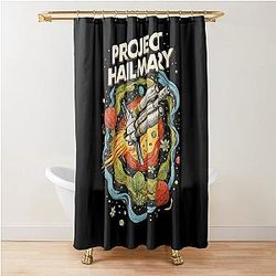 Project Hail Mary Rocky Amaze Amaze Amaze Amaze and Ryland Grace - Project Hail Mary Shower Curtain