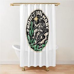 Project Hail Mary Mission Shower Curtain