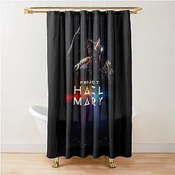 Project Hail Mary Astronaut Shower Curtain