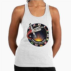 Space Mission Patch Project Hail Mary Racerback Tank Top