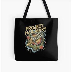 Project Hail Mary vintage-themed All Over Print Tote Bag