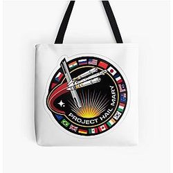Project Hail Mary Logo All Over Print Tote Bag