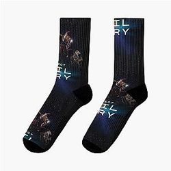 Project Hail Mary Astronomy Poster Socks