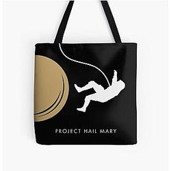 Project Hail Mary Custom Minimalist Artwork Tote Bag