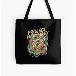 Rocky Alien Sci-Fi Meme All Over Print Tote Bag