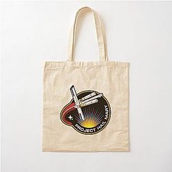 Project Hail Mary Mission Patch from Movie Cotton Tote Bag