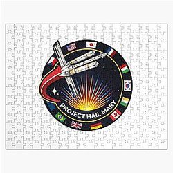 Space Mission Patch - Project Mary Hail Jigsaw Puzzle