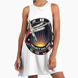 Space Mission Patch - Project Hail Mary Dress