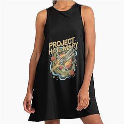 Rocky Alien Quotes Shirt Project Hail Mary Sci-Fi Meme A-Line Dress