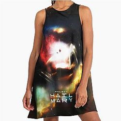 Project Hail Mary Movie A Line Dress