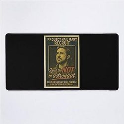 Project Hail Mary Retro Poster Desk Mat