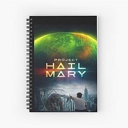 Grace Rocky Tau Ceti Project Hail Mary Spiral Notebooks