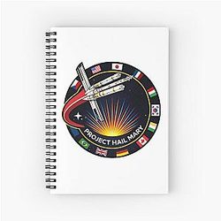 Space Mission Patch - Project Hail Mary Notebook