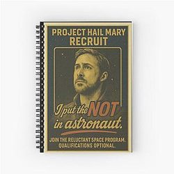 Project Hail Mary Spiral Notebook
