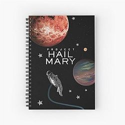 Project Hail Mary Sci-Fi Spiral Notebook