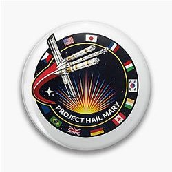 Space Mission Patch Project Hail Mary Pin