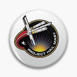 Project Hail Mary Mission Patch from Movie Pin