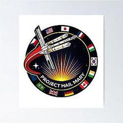Space Mission Project Hail Mary Poster