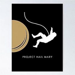 Project Hail Mary Custom Minimalist Poster