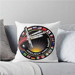 Project Hail Mary Logo Throw Pillow