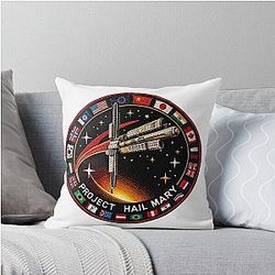 Project Hail Mary Space Mission Throw Pillow